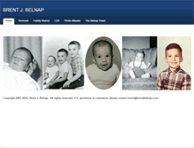 Tablet Screenshot of brentjbelnap.belnapfamily.org